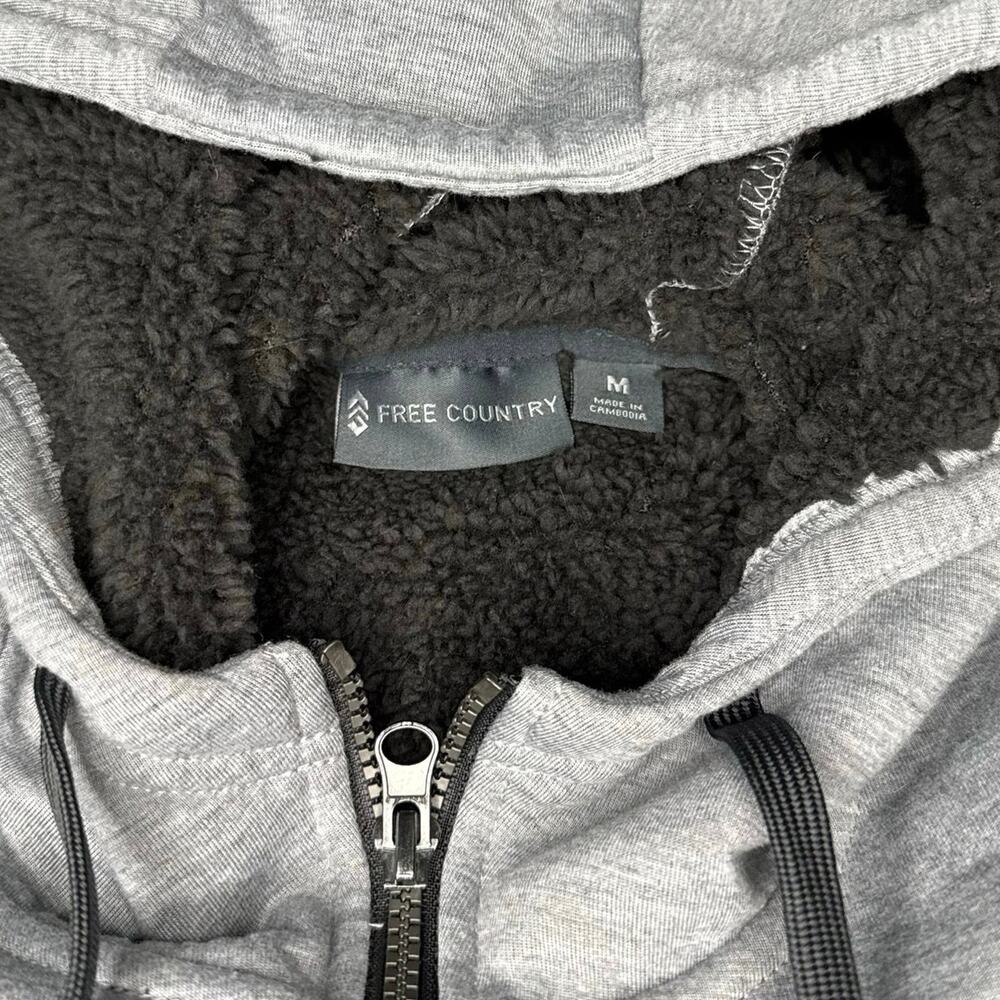 Free Country Men’s Hooded Zip Up Size M - Picture 5 of 5